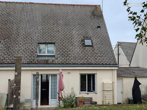 Maison 82 m² - 2 chambres - Garage - Terrain 310 m² - La Trinité-Porhoët