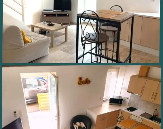 Appartement duplex avec garage et terrasse
