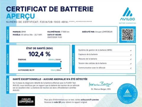 Bmw X3 xdrive30e 299ch