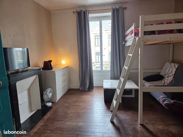 2 pièces meublées (33,73m²)Centre ville 595 CC