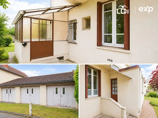 Immeuble de rapport (3 appartements, 3 garages) T2, T3 et T5 au