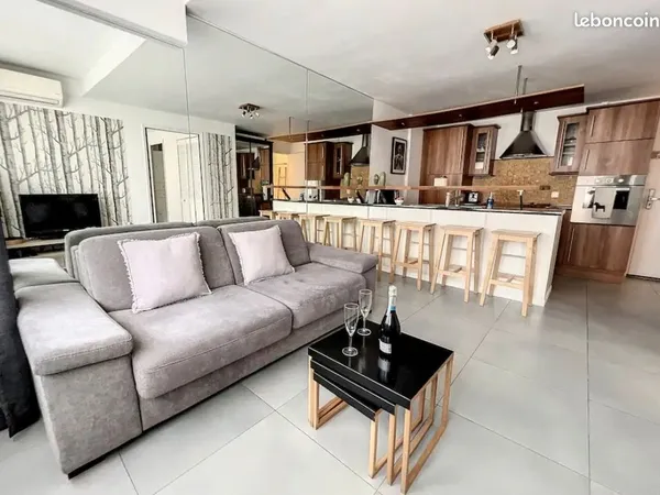 Meublé 35m2 angle rue d'antibes