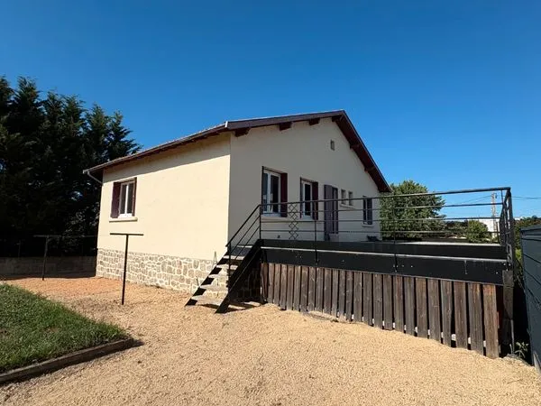 Maison 80m2 sur terrain clos