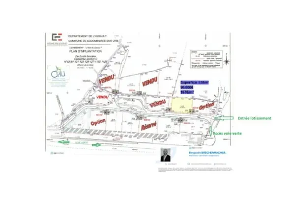 Terrain 538 m²