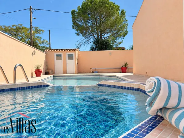 Maison familiale avec piscine et grand garage