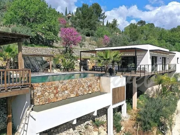 Fayence - Villa contemporaine d'exception avec vue panoramique