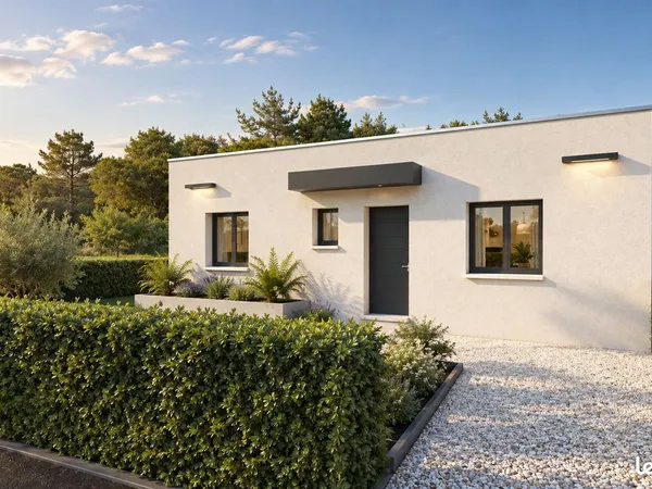 Villa deux chmabres contemporaine