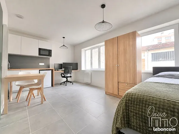 Studio 1 pièce 22 m²