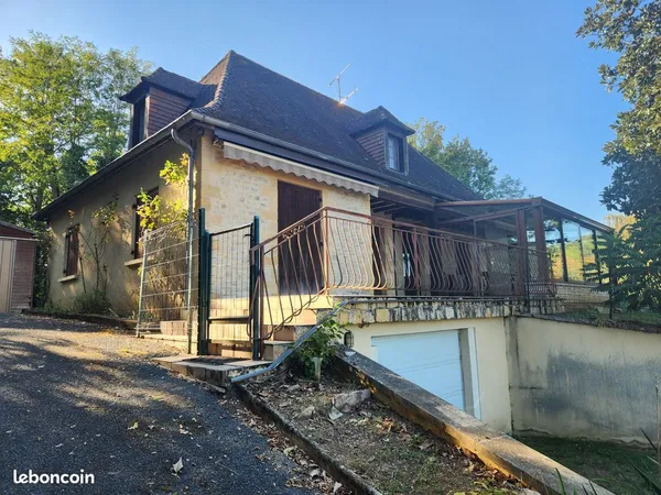 Maison de plain-pied 107m2 avec 45 m² à aménager & grand garage