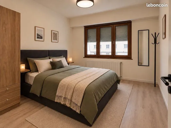 Chambre 14m2 avec salle de bain