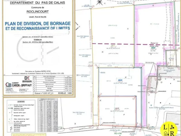 Terrain 1560 m² Roclincourt