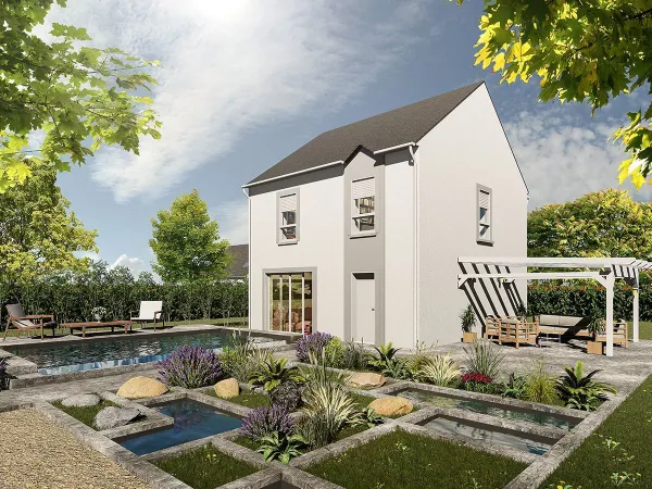 Faites construire votre maison 84.45 m² avec terrain à ORGERUS (78) !
