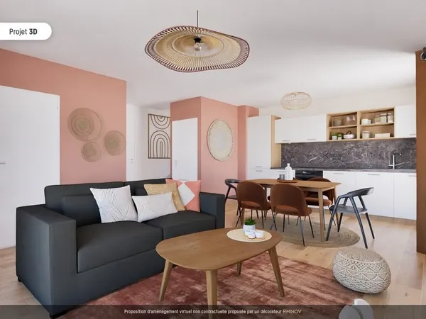 Appartement 4 pièces 72 m²