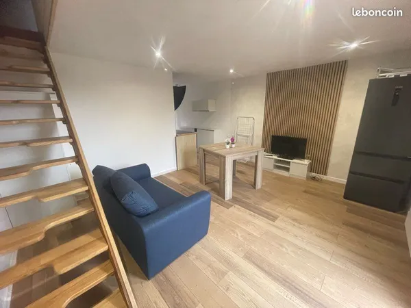 Loue appartement (53m2)proche frontière /garage /