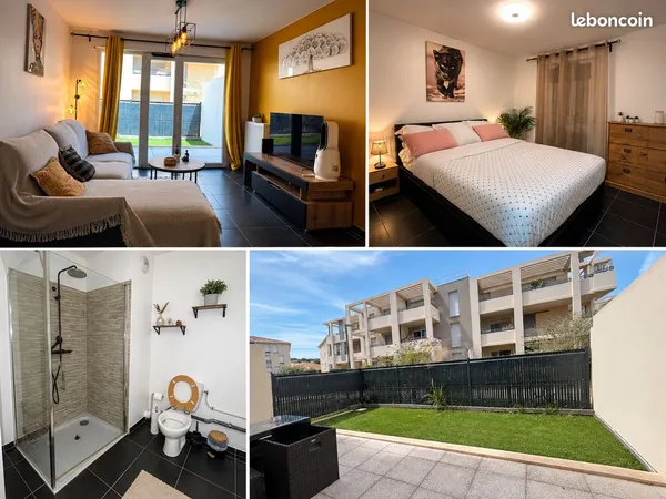 T2 43 m² avec jardin privatif + double garage - Le Castellet