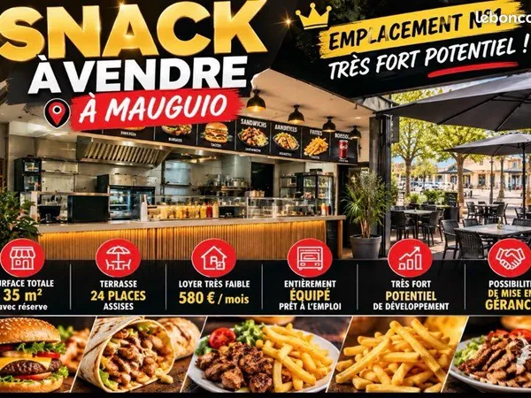 Snack clé en main à mauguio
