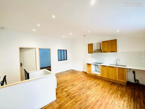 Appartement rénové 1 chambre - Centre-ville de Jarnac