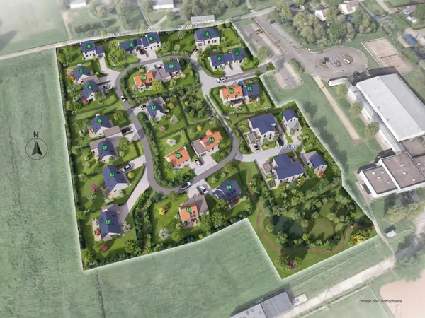 Terrain en lotissement 399 m²