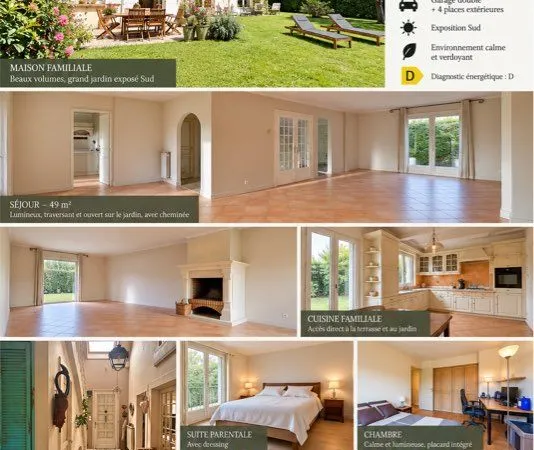 Maison d'architecte 200 m² - Terrain 1 031 m² - Chavenay