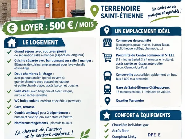 Maison 4 pièces 68 m²