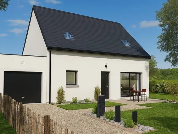 Projet de construction d'une maison 105 m² avec terrain à DOMAGNE (35)