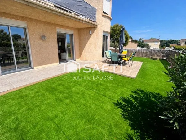 Bel appartement en rez-de-jardin
