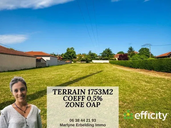 Terrain 1753 m²