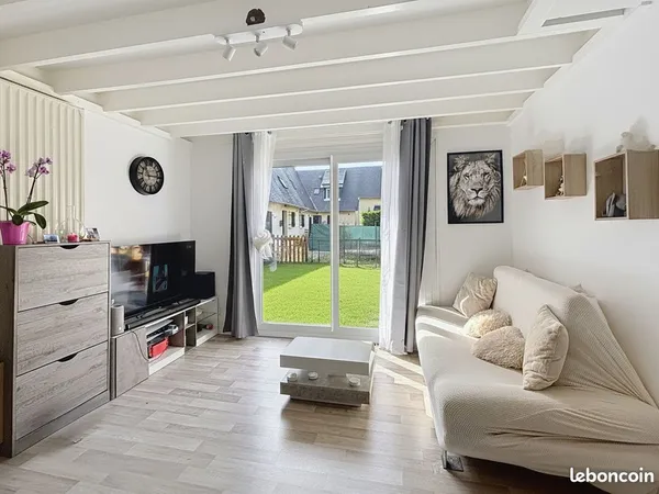 Cabourg 400 m plage - Maison triplex 2 ch., jardin exposé sud, parking - Sans frais d'agence