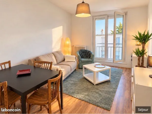 Nantes Saint-Pasquier / Talensac - T3 meublé rénové - 50 m² - 2 chambres - Parking sécurisé