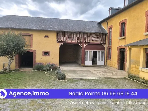65190 PEYRAUBE - MAISON 195m² - DÉPENDANCES - TERRAIN 1400m²