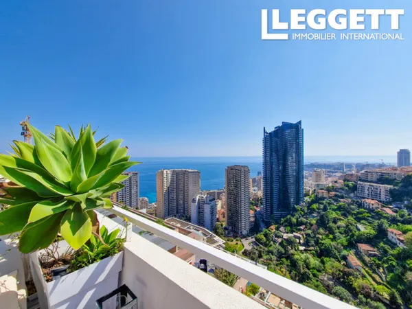 Rare Penthouse 2/3P dernier étage à la frontière monégasque - Vue mer panoramique, grande terrasse, 