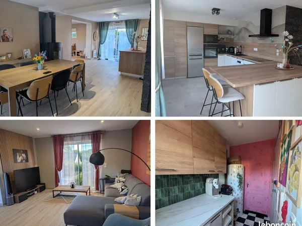 Maison 116m2 (2008) - 3 chb, terrain 801m2 - Revenue solaire