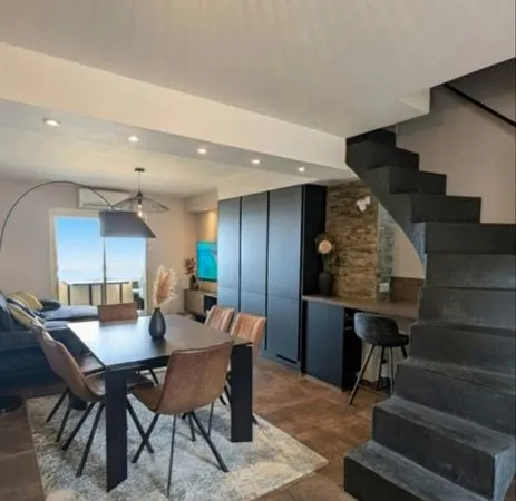 Appartement en duplex front de mer