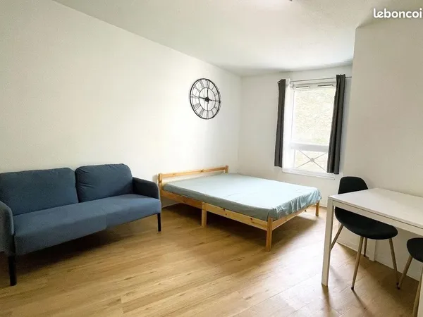 Studio meublé de 21,36 m²