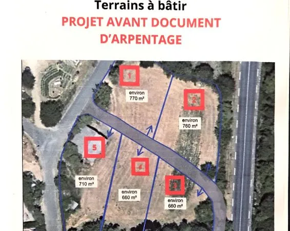 Terrain 710 m² Balsièges