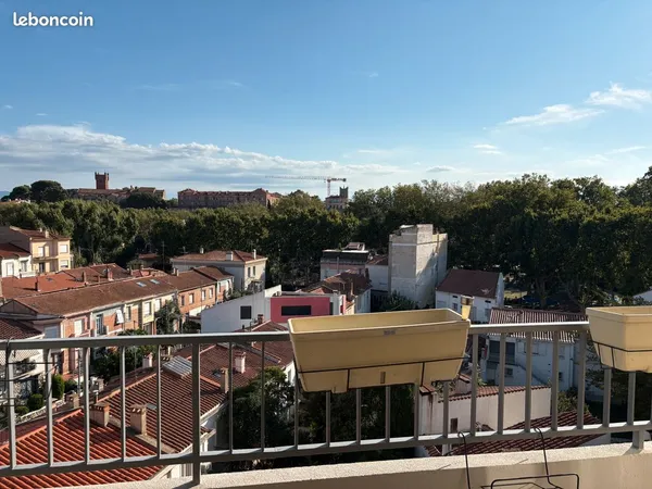Perpignan Palais des congres Appartement de standing F3/4 + terrasse +2 parkings
