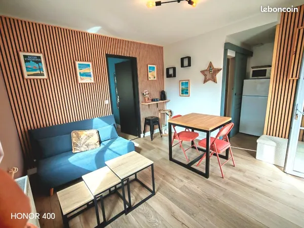 Location au mois T2 quartier la Hume