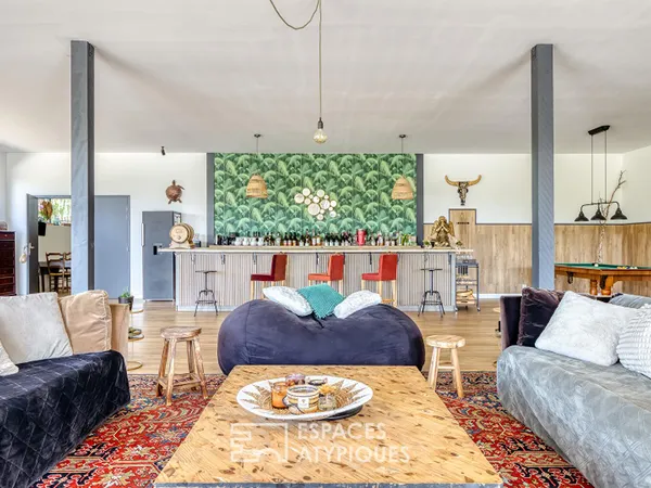 Loft industriel aux volumes insoupçonnables