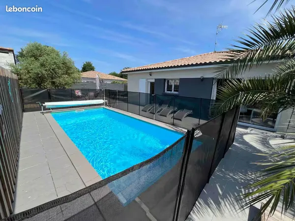 Maison climatisée 4 ch., piscine chauffée, calme, à 1 km du Bassin - Le Teich
