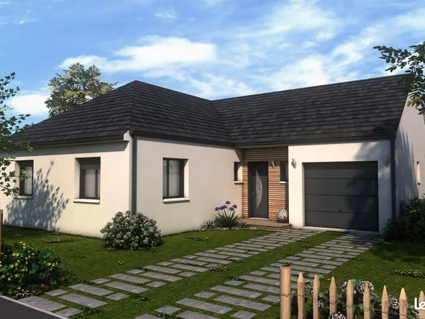 Projet de construction d'une maison 98.42 m² avec terrain à FAVEROLLES-LA-CAMPAGNE (27)