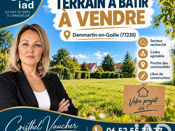 Terrain 1028 m² Dammartin-en-Goële