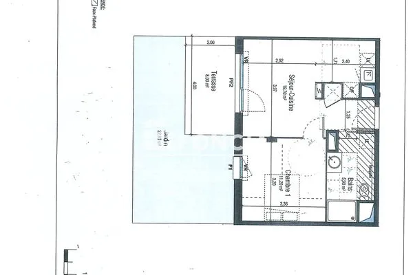 Appartement 2 pièces 37 m²