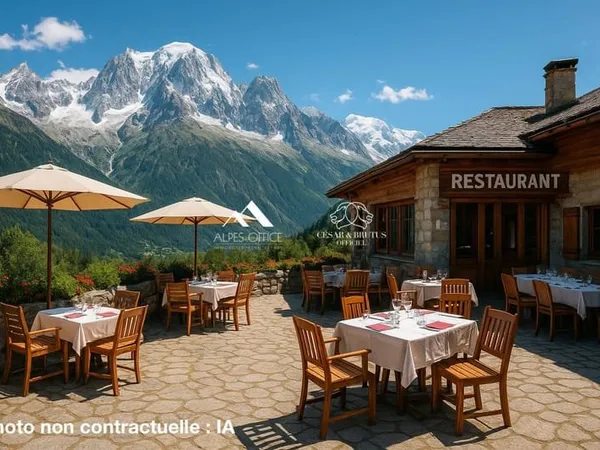 CHAMONIX Centre, restaurant, environ 125 places, 100 M²