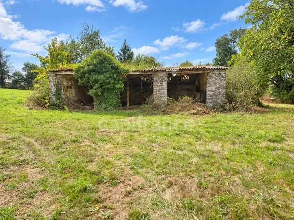EXCLUSIVITÉ - TERRAIN AVEC HANGAR ET RUINE À TREBRIVAN