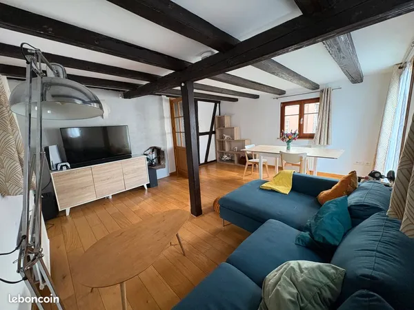 Vente maison individuelle 118m2, 5 pièces, carré de jardin et place stationnement ; LINGOLSHEIM