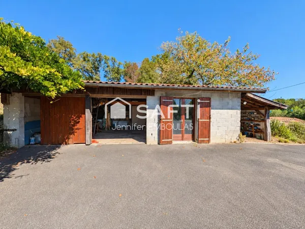POMPIGNAC - 55 m² À RÉNOVER - PARCELLE 220 m² - FORT POTENTIEL