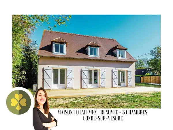 GAMBAIS MAISON FAMILIALE ENTIÈREMENT RÉNOVÉE 5 CHAMBRES