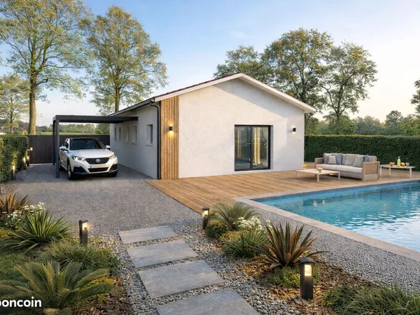 Projet de construction d'une maison 90 m² avec terrain à SAINT-GEOURS-DE-MAREMNE (40)