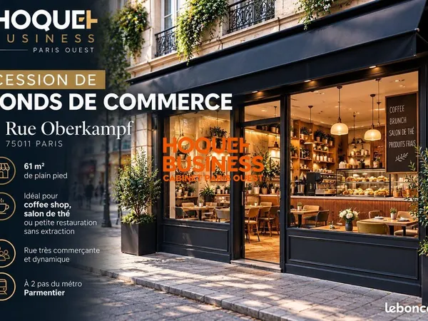 Fonds de commerce 71 m² Paris