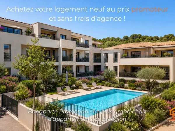EXCLUSIVITE : 3 PIECE DE 68M² DANS RESIDENCE AVEC PISCINE